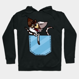 pounce in a pocket (no duck) Hoodie